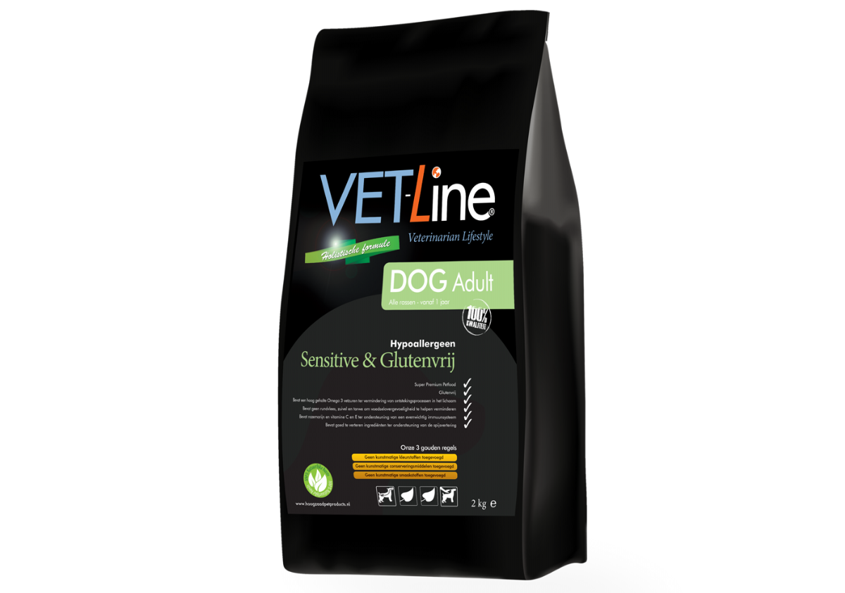 Vet Line Crocchette Monoproteiche Maiale Per Cani Taglia Piccola - 3kg Gluten Free
