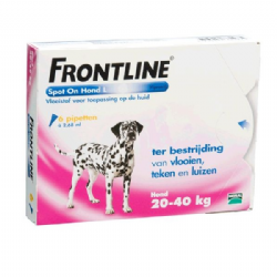 Frontline Spot-On Hond L 20-40 kg 6 pipetten 